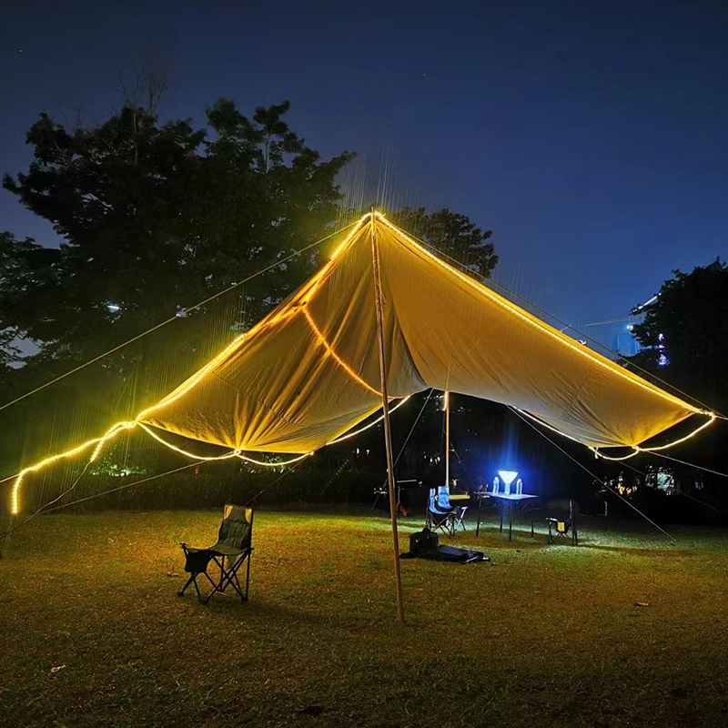 tent decoration, tent deco, camping light, camping decorative light, camping atmosphia strip, camping string light, picnic lighting, oudoor decorative solar light, colorful solar strip light,