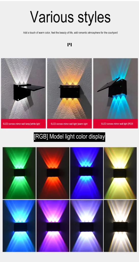 solar wall washer, solar colorful wall light, wall decor light, solar flood light, solar flashlight, solar hanging light,l solar multi-function light, solar wall decor light, solar yard light, solar illumination, solar light desgn, powered by solar, elight, LEDs bright, solar new energy ,wall light, solar RGB wall light, solar panel, adjustable angle, color changing light,