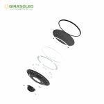 UFO， solar garden light, solar yard light, solar lighting, Solar smart light, waterproof, dust proof, tough weather resistance, IP65, RGB decorative ring, ultra bright LEDs. motion sensor control, remote controller