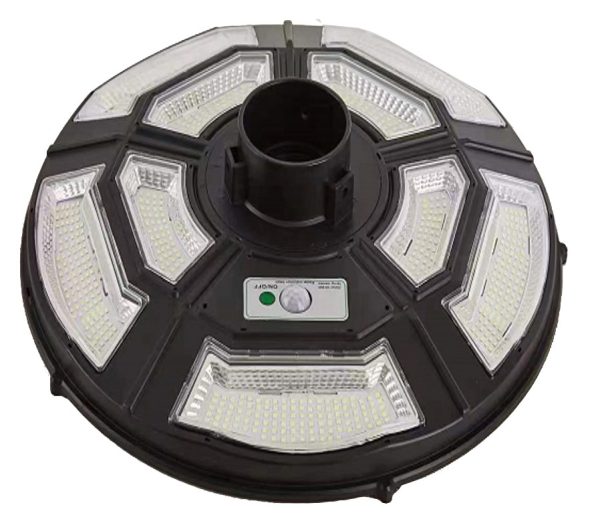 UFO， solar garden light, solar yard light, solar lighting, Solar smart light, waterproof, dust proof, tough weather resistance, IP65, RGB decorative ring, ultra bright LEDs. motion sensor control, remote controller