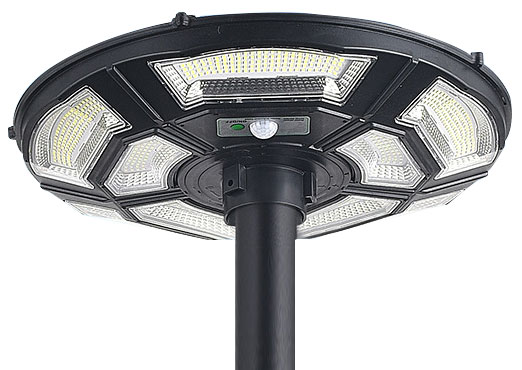 UFO, solar garden light, solar yard light, solar lighting, Solar smart light, waterproof, dust proof, tough weather resistance, IP65, RGB decorative ring, ultra bright LEDs. motion sensor control, remote controller