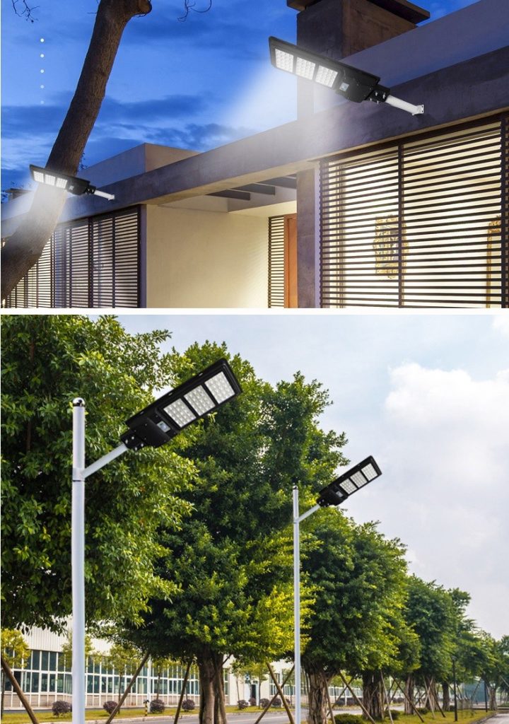solar garden and path light, solar light LED ultra bright, solar street light for farm land, solar powered street light for forest, solar area light with radar sensor, solar garage light with post, high lumen, no wire solar street light. free charge, off-grid, solar energy, LED moudel reflector cup