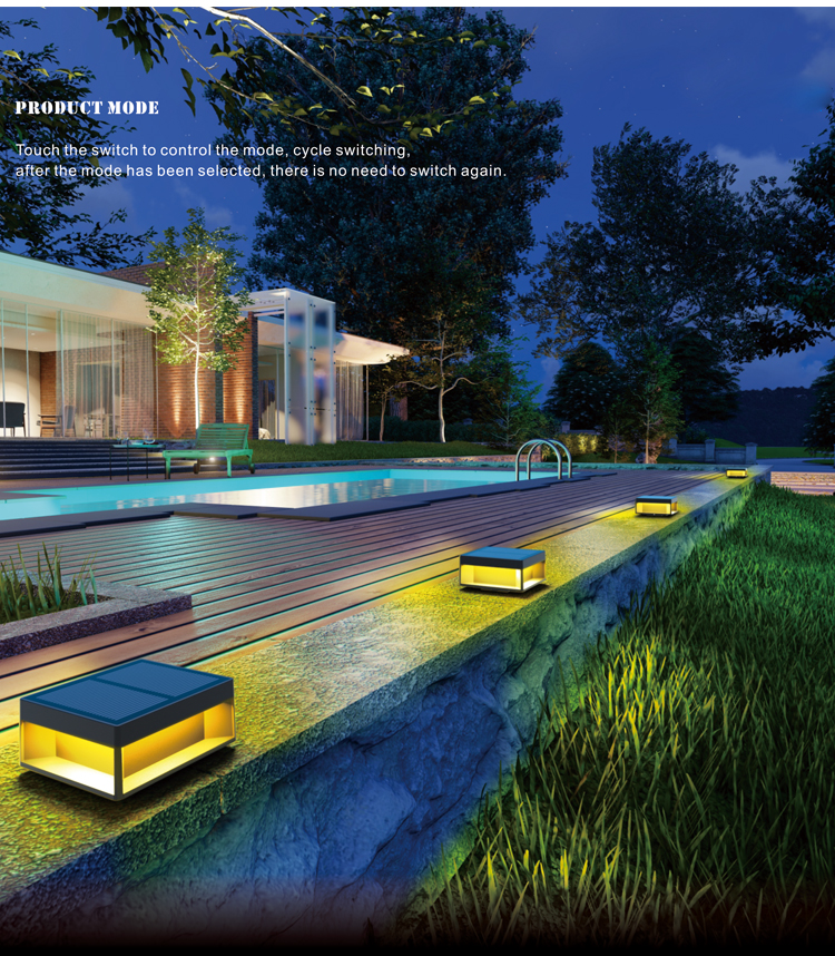 solar cap light, solar garden light, solar gate light, solar doorway light, solar deck light, solar dock light, waterproof solar light, ultra bright, high lumen solar light, warm/cool/ natural white switchable, square post light, solar post cap light, 1W/pc LED chip, Great fashion, off-grid, free of maintance