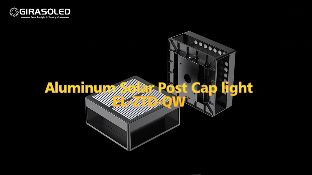 solar post light cap light square deck light square solar cap pillar light LED garden decor solar garden light girasoled post cap light solar powered solar energy aluminium solar gate pillar cap