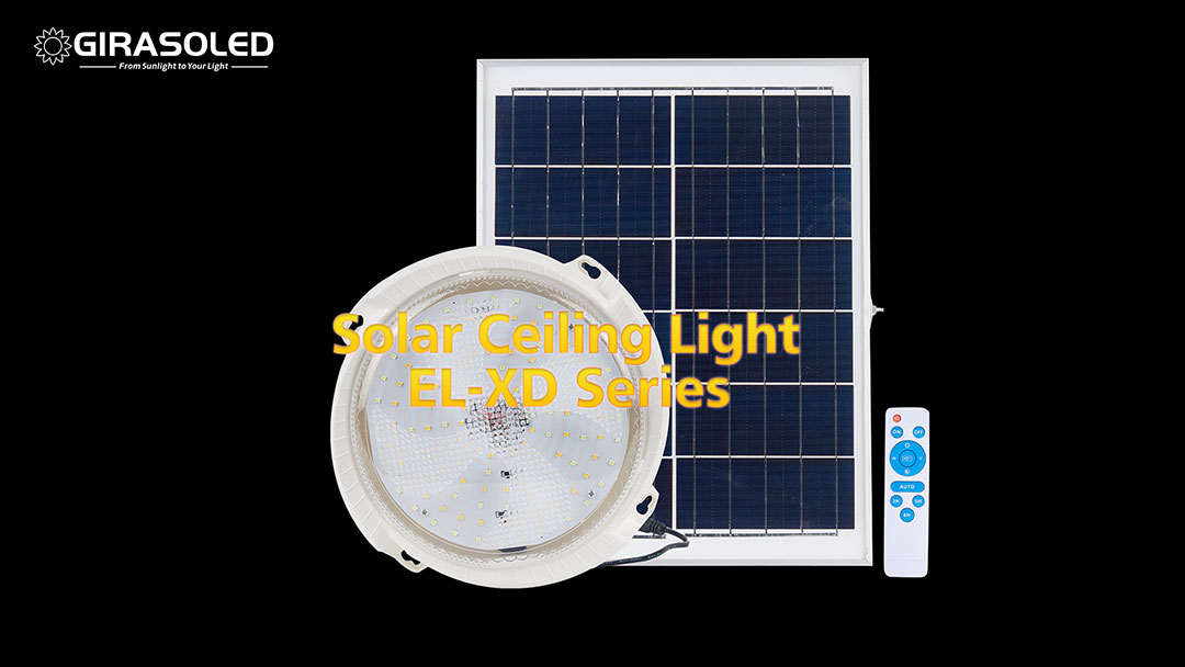 Solar ceiling light